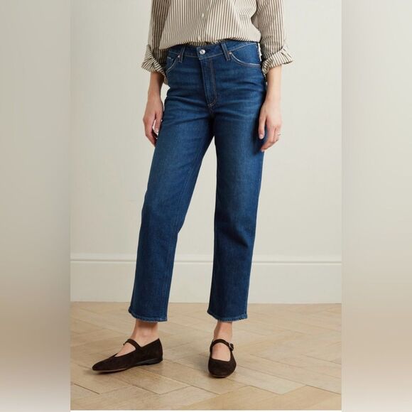 PAIGE SARAH Straight Ankle Jeans in ‘Glorious’ - Picture 4 of 14